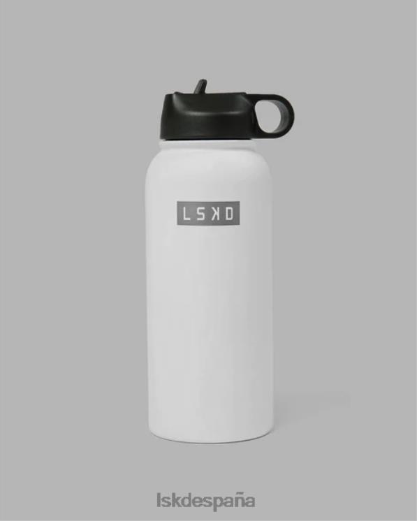 LSKD unisexo Botella de metal con aislamiento Hydrosphere de 32 oz - blanco 8T6NZ903 accesorios