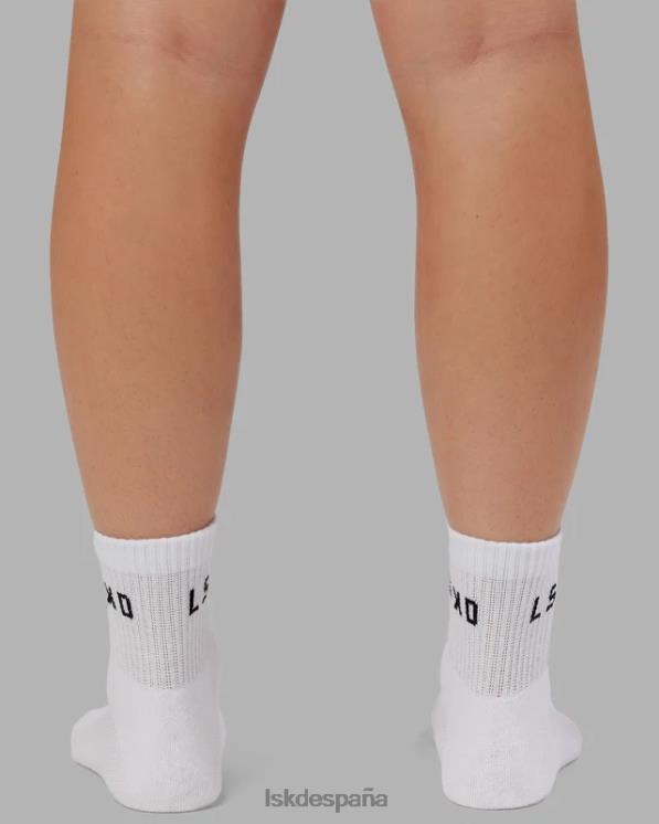 LSKD unisexo Calcetín diario de un cuarto de tripulación - blanco 8T6NZ854 accesorios