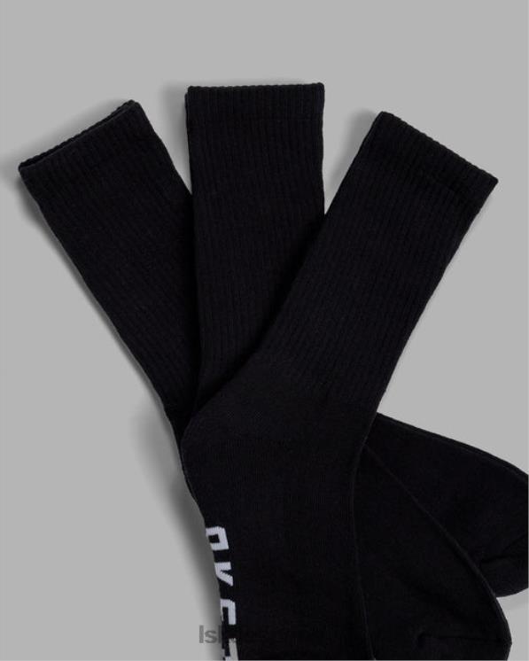 LSKD unisexo Pack de 3 calcetines esenciales - negro 8T6NZ851 accesorios