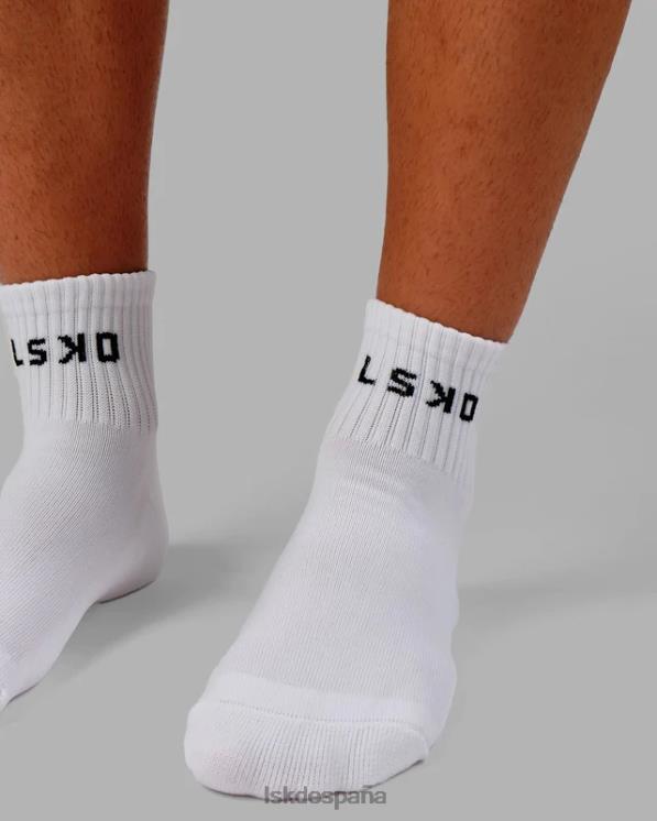 LSKD unisexo calcetín cuarto base - blanco 8T6NZ873 accesorios
