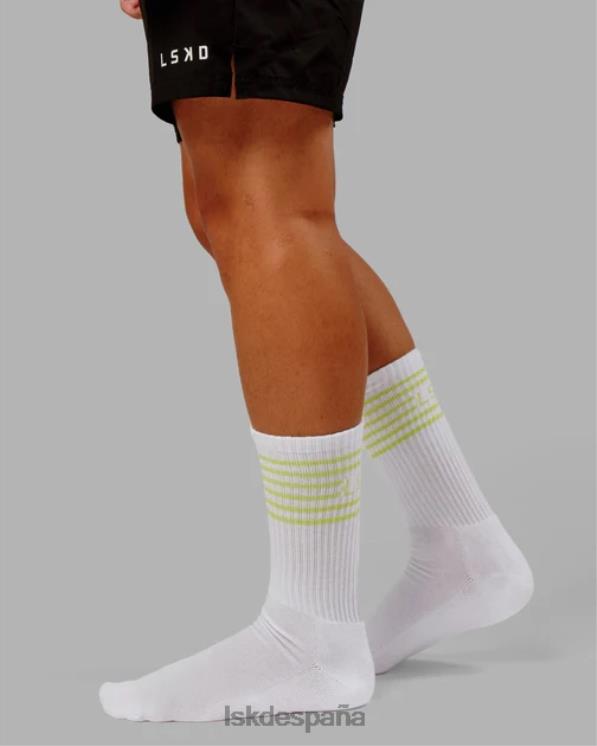 LSKD unisexo calcetín encender - lima fluro 8T6NZ871 accesorios