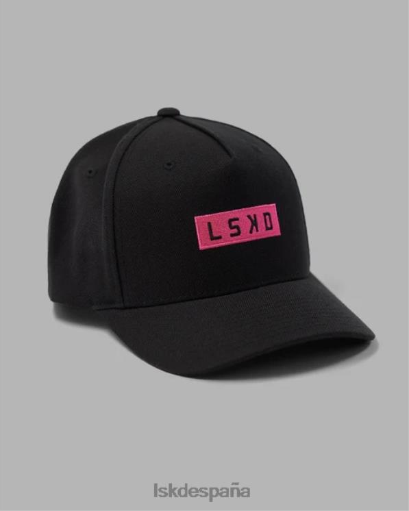 LSKD unisexo gorra snapback cornerstone - black-flamingo 8T6NZ812 accesorios