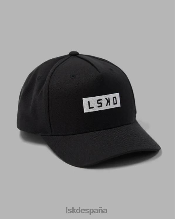 LSKD unisexo gorra snapback cornerstone - negro-blanco 8T6NZ816 accesorios