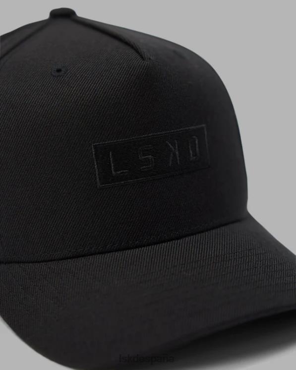 LSKD unisexo gorra snapback cornerstone - negro-negro 8T6NZ820 accesorios