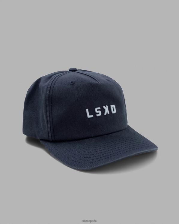 LSKD unisexo sombrero de copa suave - azul marino lavado 8T6NZ835 accesorios