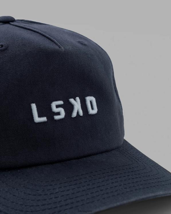LSKD unisexo sombrero de copa suave - azul marino lavado 8T6NZ835 accesorios