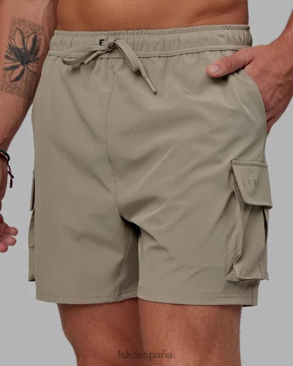 LSKD hombres Pantalón corto cargo Energy Stretch Performance - Laurel Oak 8T6NZ1097 vestir