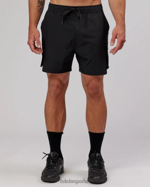 LSKD hombres Pantalón corto cargo Energy Stretch Performance - Negro 8T6NZ1103 vestir