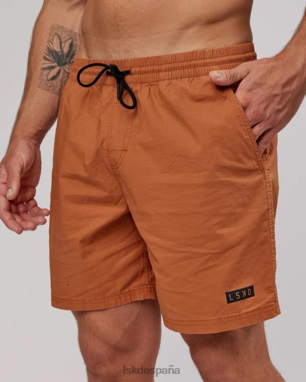 LSKD hombres corto diario - castaño rojizo 8T6NZ1131 vestir