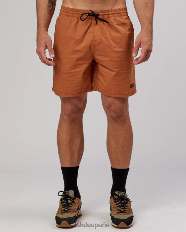 LSKD hombres corto diario - castaño rojizo 8T6NZ1131 vestir