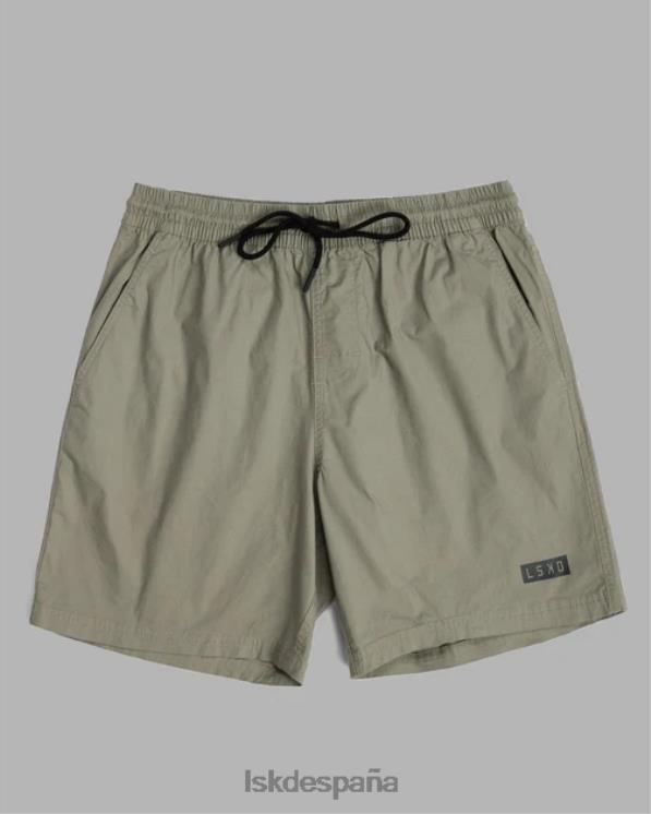 LSKD hombres corto diario - oliva polvorienta 8T6NZ1132 vestir