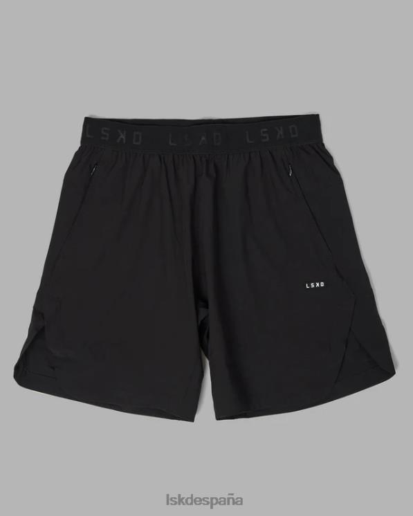LSKD hombres pantalón corto de competición de 8'' - negro 8T6NZ1077 vestir