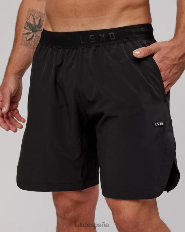 LSKD hombres pantalón corto de competición de 8'' - negro 8T6NZ1077 vestir