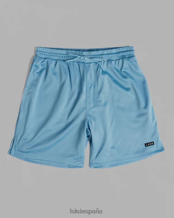 LSKD hombres pantalón corto de malla fundamental - azul celeste 8T6NZ1114 vestir