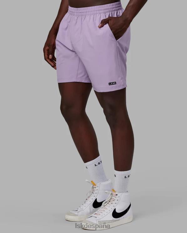 LSKD hombres pantalón corto de rendimiento intensidad 7'' - lila pálido 8T6NZ1063 vestir