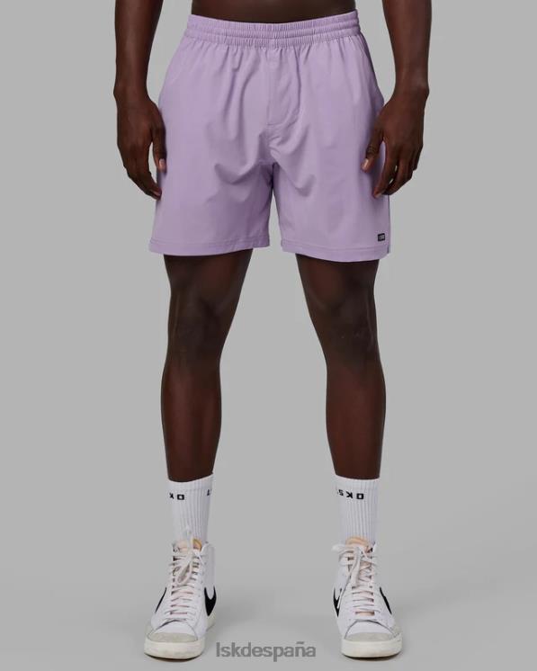 LSKD hombres pantalón corto de rendimiento intensidad 7'' - lila pálido 8T6NZ1063 vestir