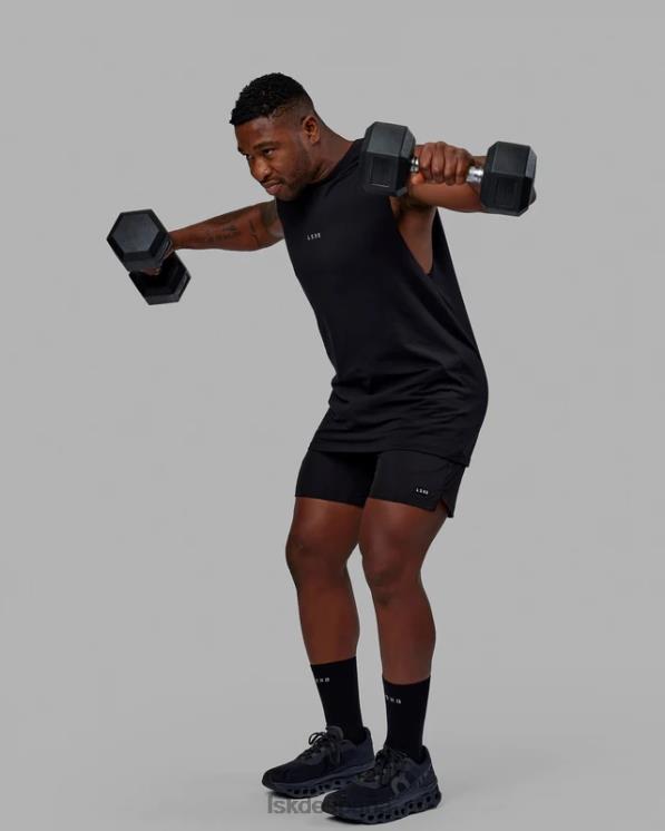 LSKD hombres pantalón corto de rendimiento intensidad 7'' - negro 8T6NZ1078 vestir