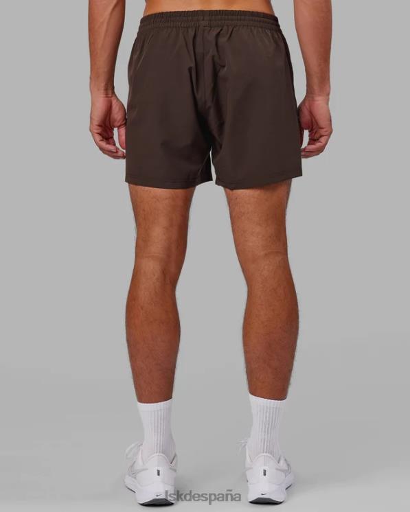 LSKD hombres pantalón corto de rendimiento rep 5'' - chocolate oscuro 8T6NZ1091 vestir