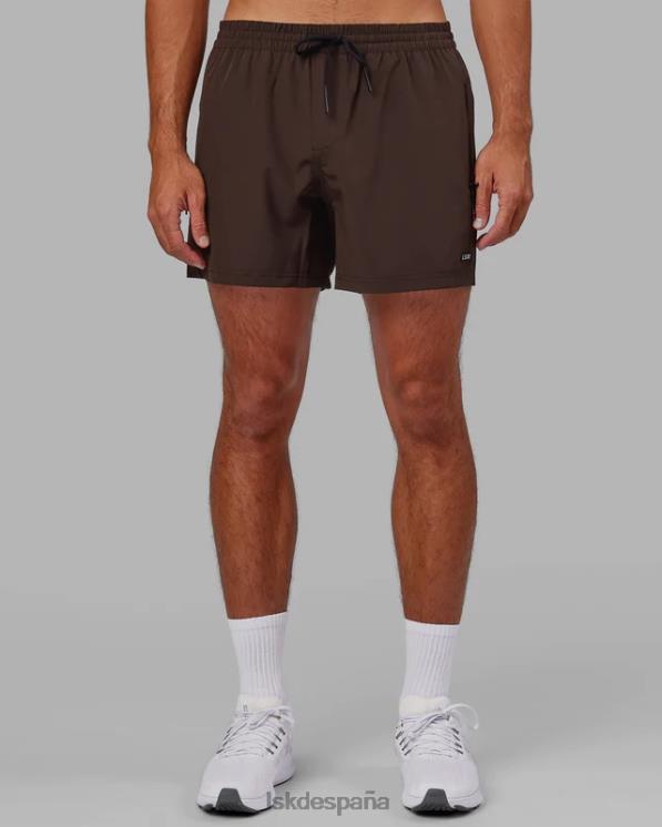 LSKD hombres pantalón corto de rendimiento rep 5'' - chocolate oscuro 8T6NZ1091 vestir