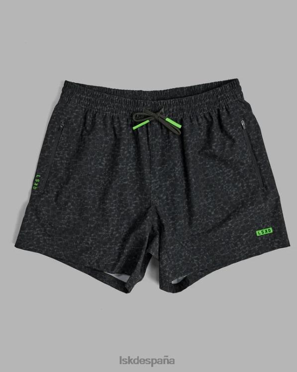 LSKD hombres pantalón corto de rendimiento rep 5'' - estampado de manchas de jungla 8T6NZ1076 vestir