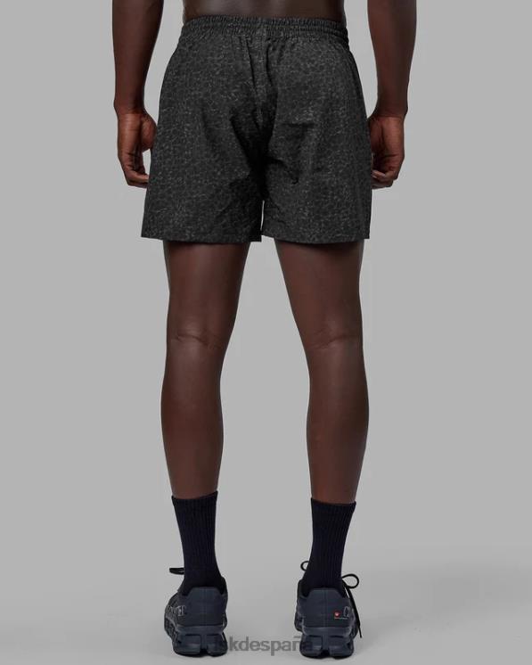 LSKD hombres pantalón corto de rendimiento rep 5'' - estampado de manchas de jungla 8T6NZ1076 vestir