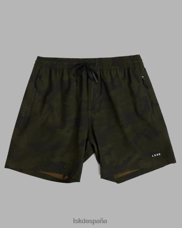 LSKD hombres pantalón corto de rendimiento rep 7'' - camuflaje oliva oscuro 8T6NZ1073 vestir