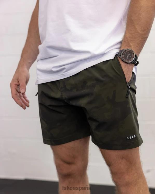 LSKD hombres pantalón corto de rendimiento rep 7'' - camuflaje oliva oscuro 8T6NZ1073 vestir