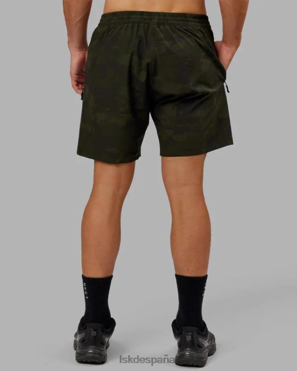 LSKD hombres pantalón corto de rendimiento rep 7'' - camuflaje oliva oscuro 8T6NZ1073 vestir