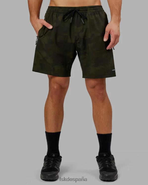 LSKD hombres pantalón corto de rendimiento rep 7'' - camuflaje oliva oscuro 8T6NZ1073 vestir