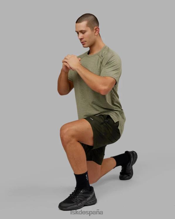 LSKD hombres pantalón corto de rendimiento rep 7'' - camuflaje oliva oscuro 8T6NZ1073 vestir
