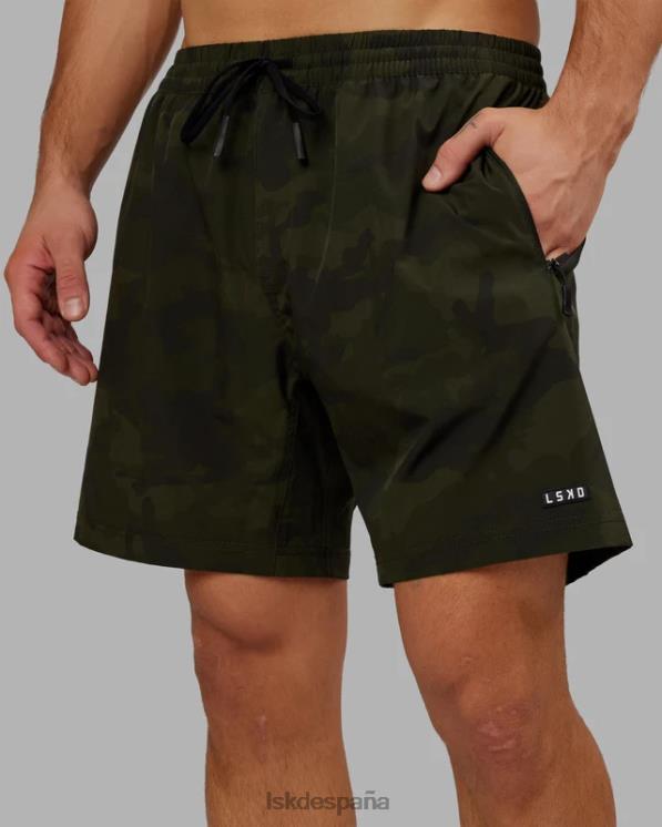LSKD hombres pantalón corto de rendimiento rep 7'' - camuflaje oliva oscuro 8T6NZ1073 vestir