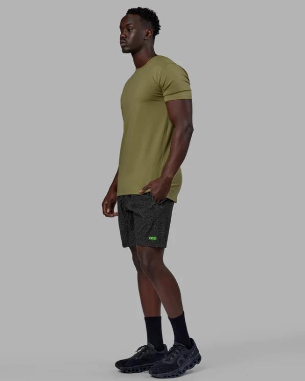 LSKD hombres pantalón corto de rendimiento rep 7'' - estampado de manchas de jungla 8T6NZ1075 vestir