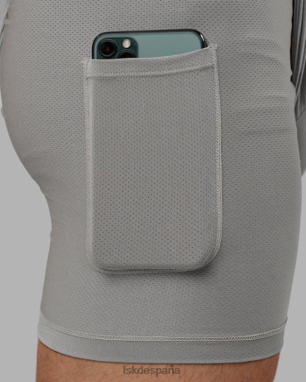 LSKD hombres pantalón corto ultraair de rendimiento forrado de 6'' - aleación 8T6NZ1096 vestir