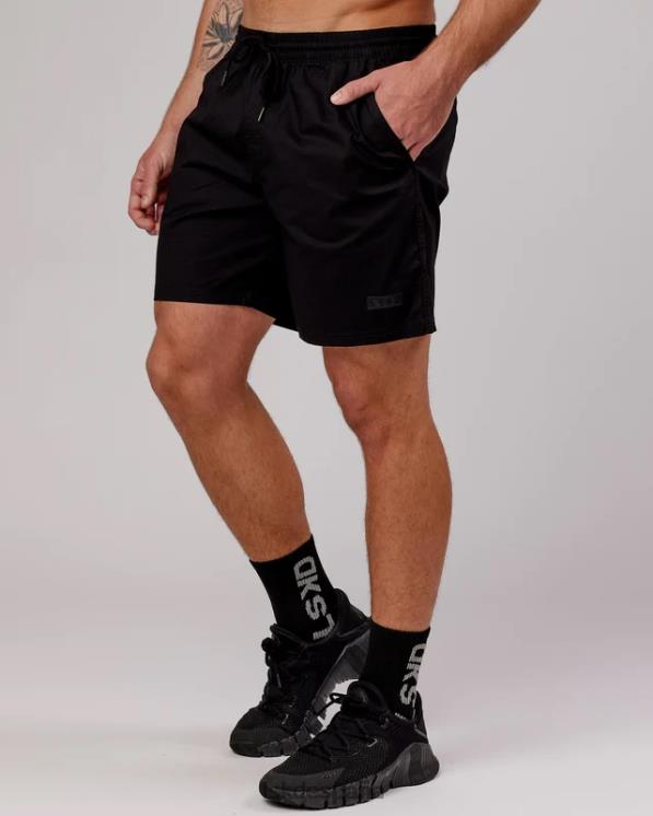 LSKD hombres short diario - negro-negro 8T6NZ1129 vestir