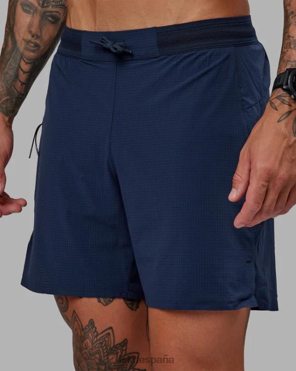 LSKD hombres ultraair pantalón corto de alto rendimiento con forro de 6'' - azul marino 8T6NZ1098 vestir