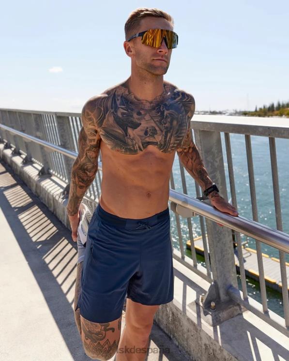 LSKD hombres ultraair pantalón corto de alto rendimiento con forro de 6'' - azul marino 8T6NZ1098 vestir