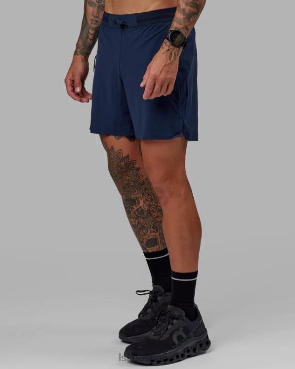 LSKD hombres ultraair pantalón corto de alto rendimiento con forro de 6'' - azul marino 8T6NZ1098 vestir
