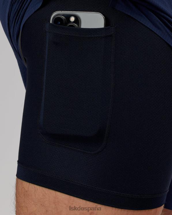 LSKD hombres ultraair pantalón corto de alto rendimiento con forro de 6'' - azul marino 8T6NZ1098 vestir