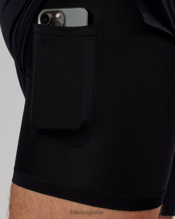 LSKD hombres ultraair pantalón corto de alto rendimiento con forro de 6'' - negro 8T6NZ1066 vestir