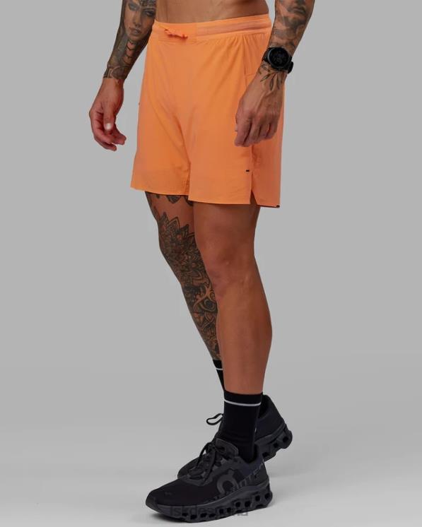 LSKD hombres ultraair pantalón corto de rendimiento forrado de 6'' - nectarina 8T6NZ1115 vestir