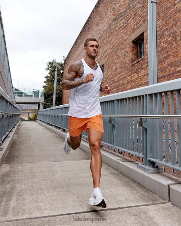 LSKD hombres ultraair pantalón corto de rendimiento forrado de 6'' - nectarina 8T6NZ1115 vestir