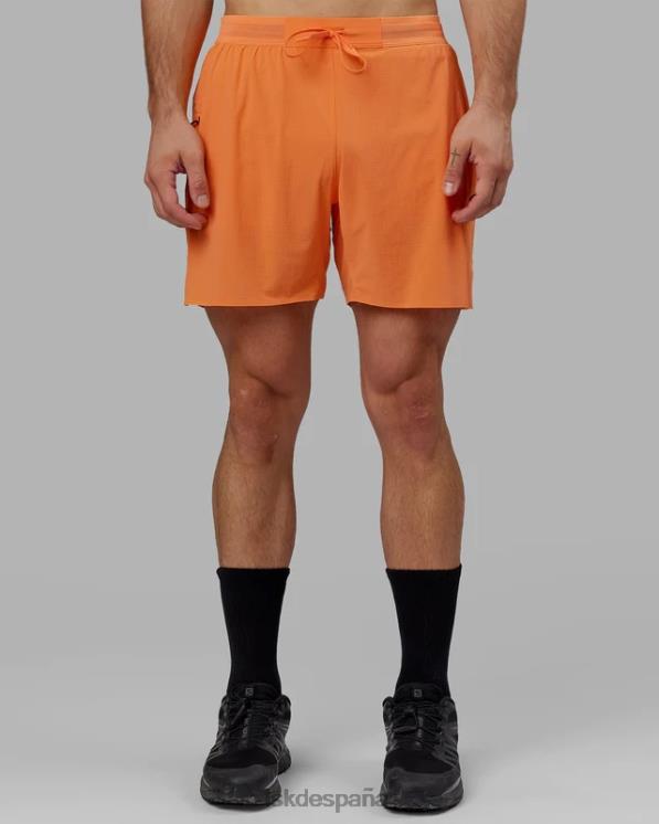 LSKD hombres ultraair pantalón corto de rendimiento forrado de 6'' - nectarina 8T6NZ1115 vestir