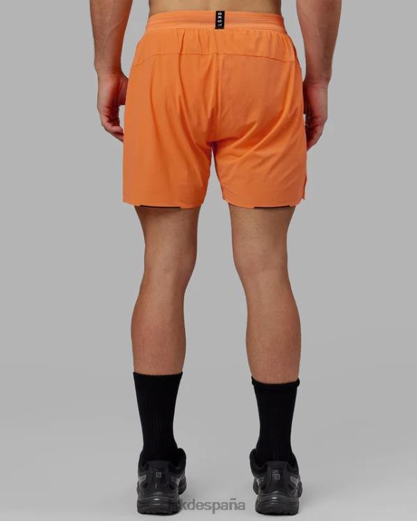 LSKD hombres ultraair pantalón corto de rendimiento forrado de 6'' - nectarina 8T6NZ1115 vestir