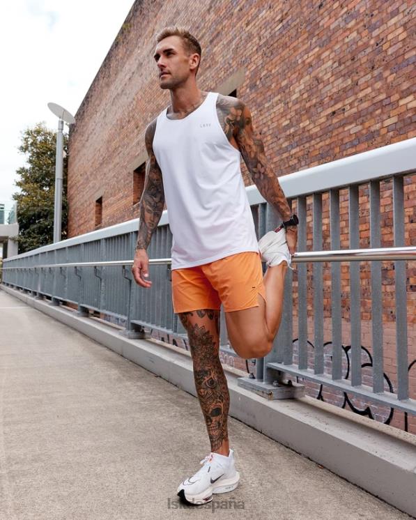 LSKD hombres ultraair pantalón corto de rendimiento forrado de 6'' - nectarina 8T6NZ1115 vestir