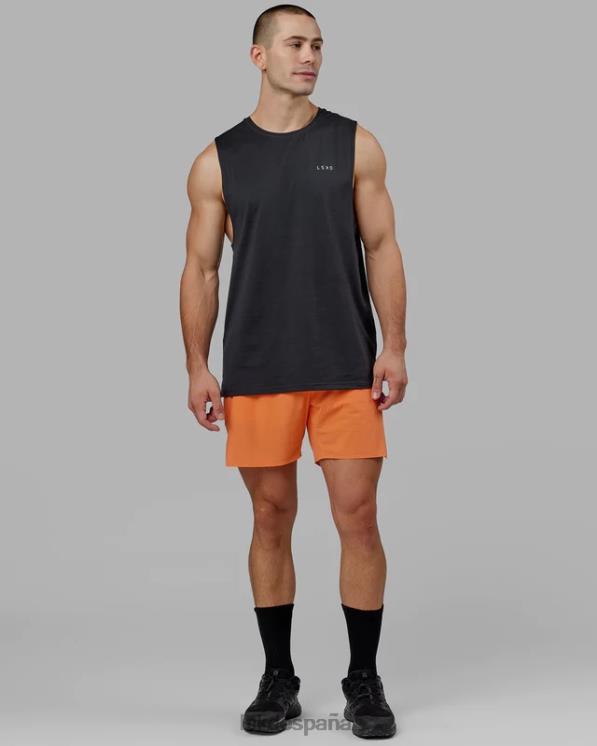 LSKD hombres ultraair pantalón corto de rendimiento forrado de 6'' - nectarina 8T6NZ1115 vestir