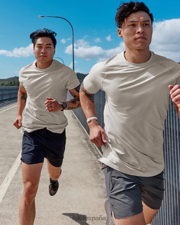 LSKD hombres Camiseta Perform vaporflx - beige esquisto 8T6NZ965 vestir