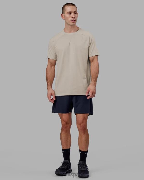 LSKD hombres Camiseta Perform vaporflx - beige esquisto 8T6NZ965 vestir