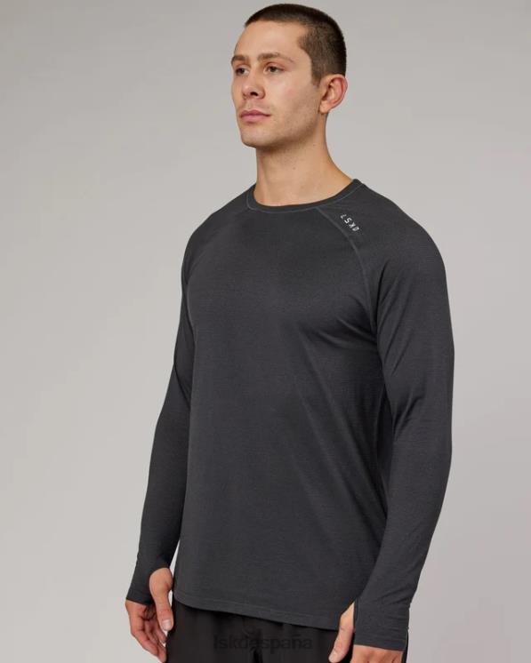 LSKD hombres Camiseta Perform vaporflx ls - marga negra 8T6NZ932 vestir
