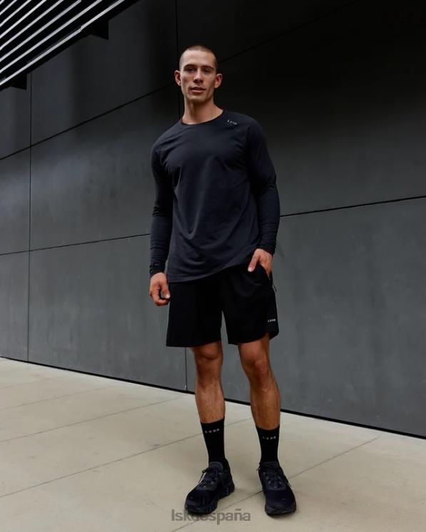 LSKD hombres Camiseta Perform vaporflx ls - marga negra 8T6NZ932 vestir