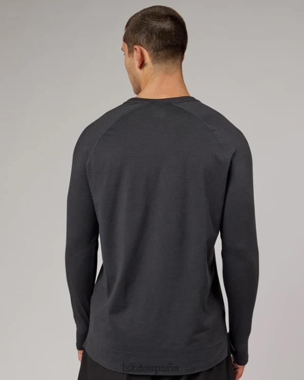 LSKD hombres Camiseta Perform vaporflx ls - marga negra 8T6NZ932 vestir